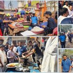 जनकपुरधाममा फुटपाथ अतिक्रमण हटाउने अभियान तीव्र, मन्त्री महतो स्वयं सडकमा