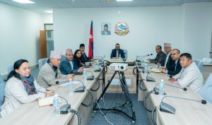 संविधान संशोधन बहसपत्र तयार गर्ने कार्यदलको पहिलो बैठक