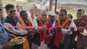 जनकपुरधाम–१ मा नवनिर्मित वडा कार्यालय भवन उद्घाटन