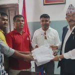 सरकारी विज्ञापन वितरण नीतिविरुद्ध धनुषामा पत्रकारको प्रदर्शन
