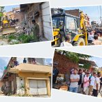 जनकपुरधाममा गुठीको अतिक्रमित जग्गा खाली गराउने अभियान सुरु