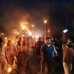 गुठीको नाममा स्थानीयलाई विस्थापित गर्न खोजिएको भन्दै जनकपुरधाममा मसाल जुलुस