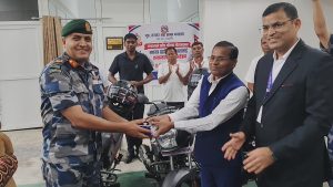 मधेश सरकारद्वारा सशस्त्र प्रहरीलाई २० थान मोटरसाइकल हस्तान्तरण