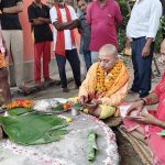 जनकपुरधाममा बाजागाजासहित बेलनौती विधि सम्पन्न